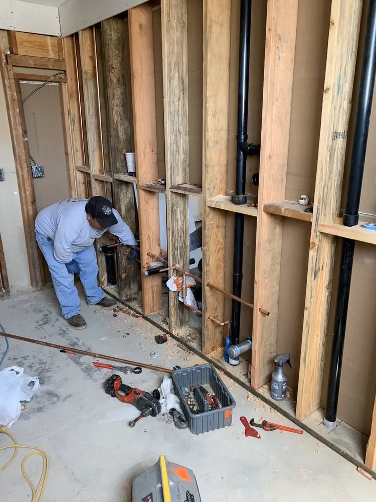 Commercial rough-in plumbing for Gas Line Repair in Berlin